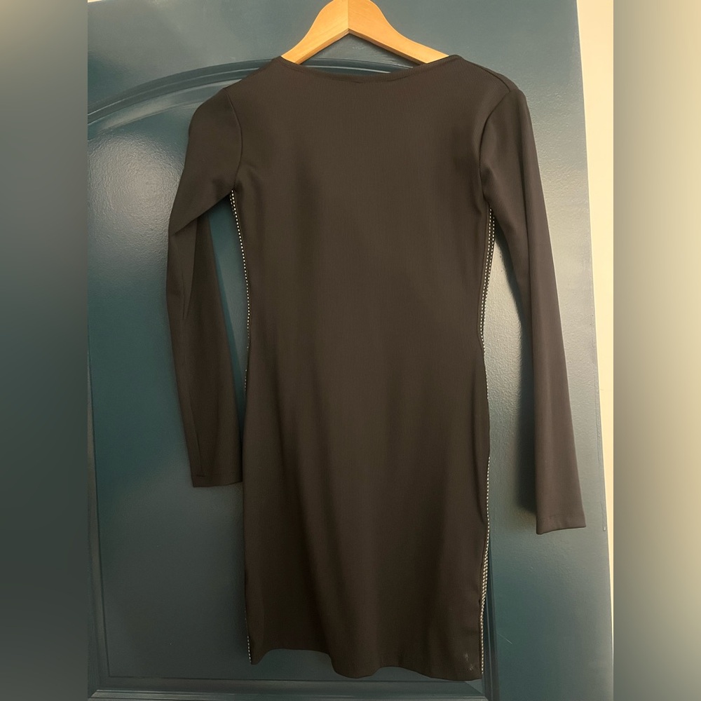 Dafina clothing company ribbed minidress. Black. Small. NWT.